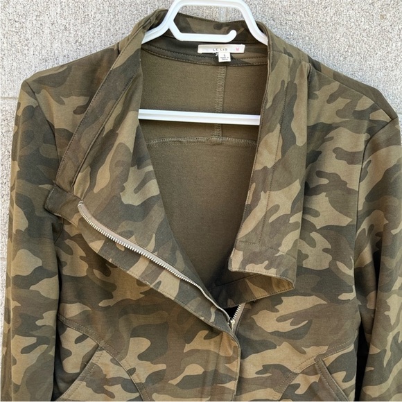 Le Lis Camouflage Women's Jacket Sz:S - Picture 8 of 10